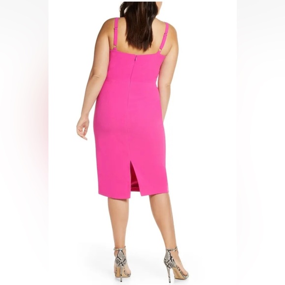 Dress the population Barbie pink dress - Picture 3 of 9